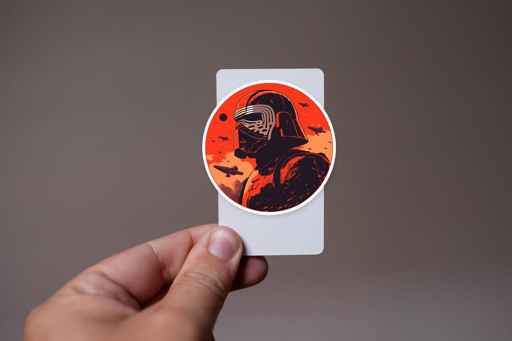 Kylo Ren Star Wars Red Sticker
