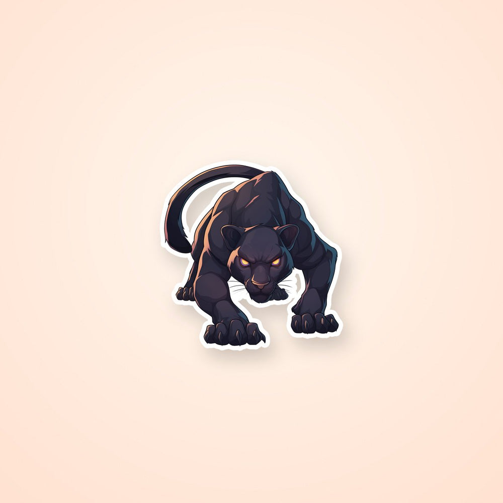 Black Panther Animal Sticker