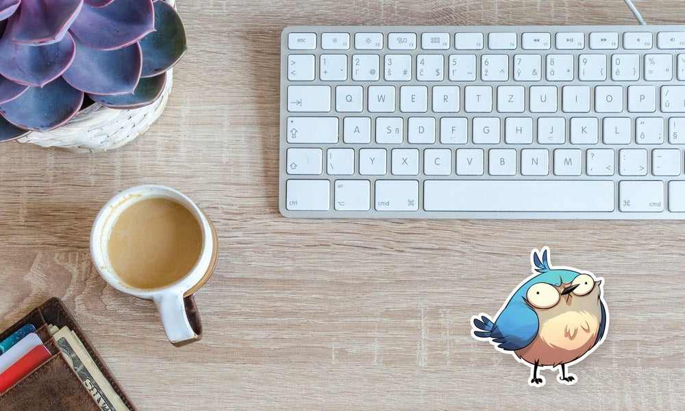 Funny Bird Sticker