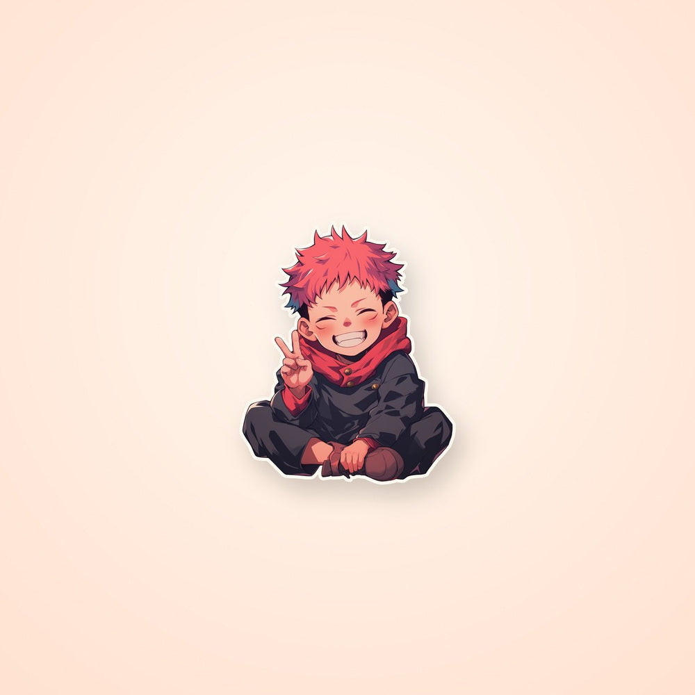 Jujutsu Kaisen Itadori Happy Sticker