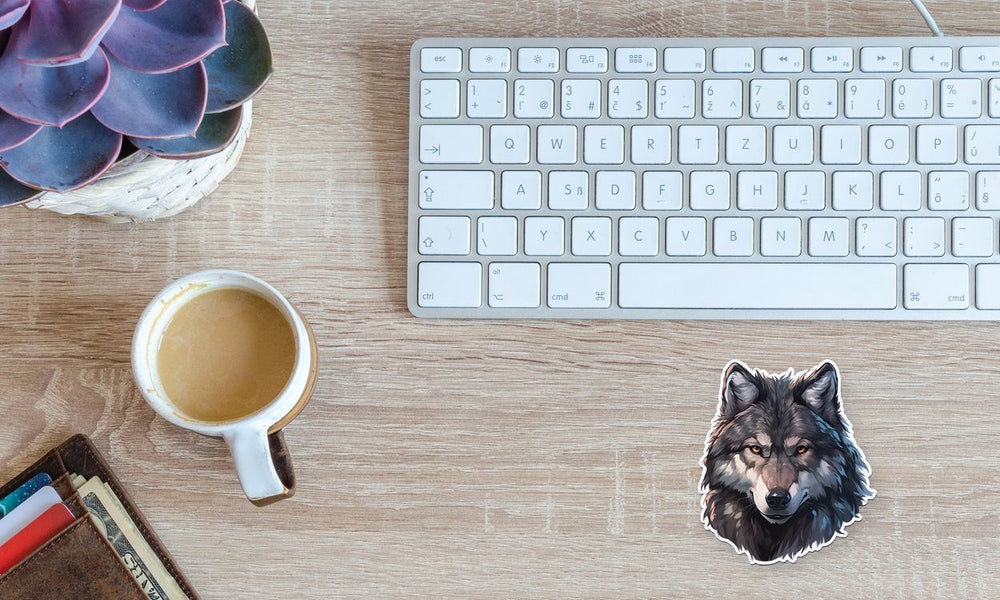 Wolf Art Sticker