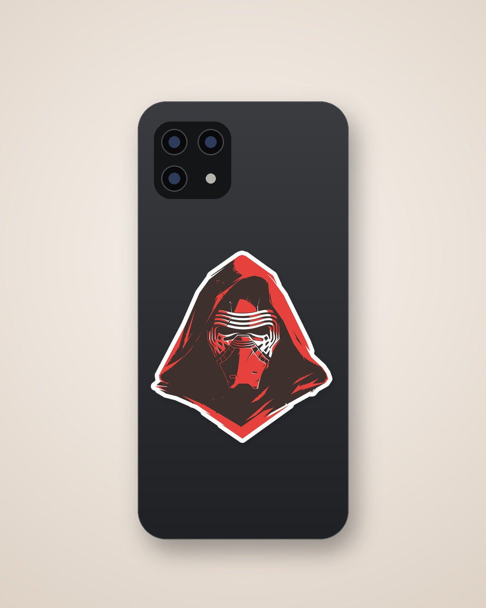 Kylo Ren Hooded Mask Sticker