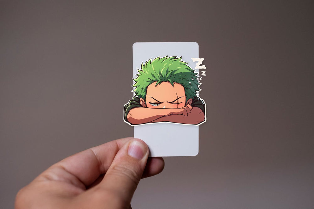 Zoro Resting Funny One Piece Sticker