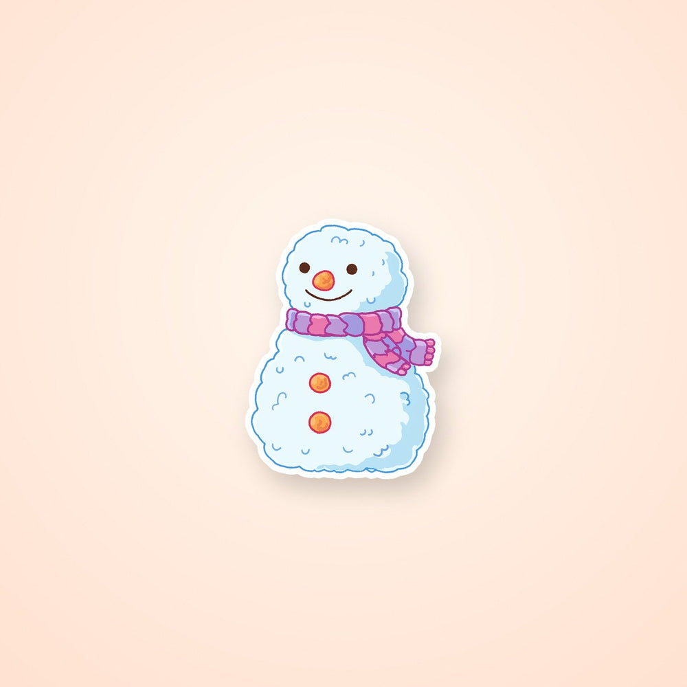 Cute Snowman with Scarf Winter Sticker