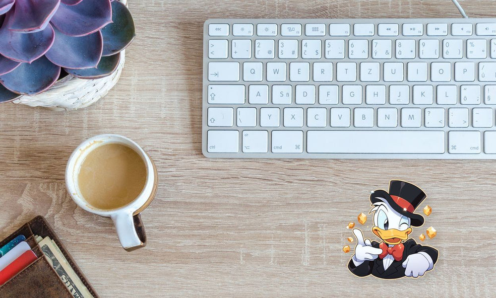 Scrooge Mcduck Winking Sticker