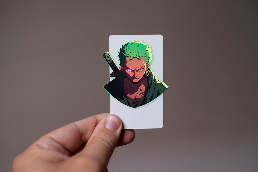 One Piece Zoro Glowing Eye Sticker