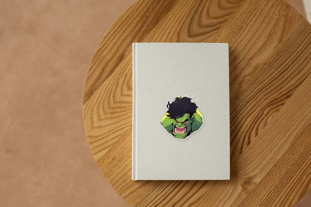 Furious Hulk Sticker