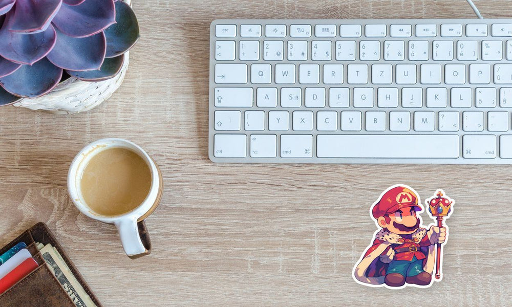 King Super Mario Royal Sticker