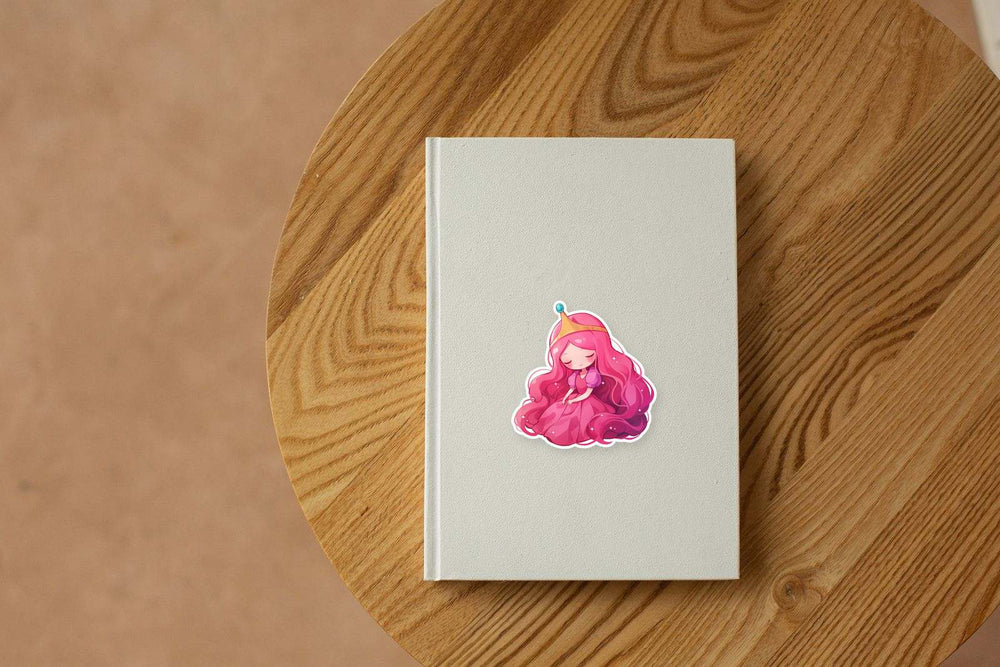 Princess Bubblegum Adventure Time Pink Kawaii Sticker