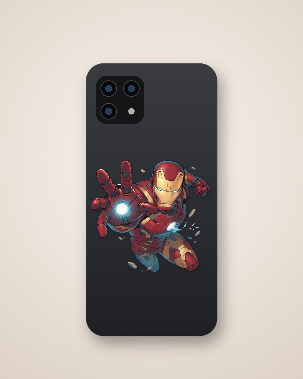 Iron Man Hero Pose Comics Style Sticker