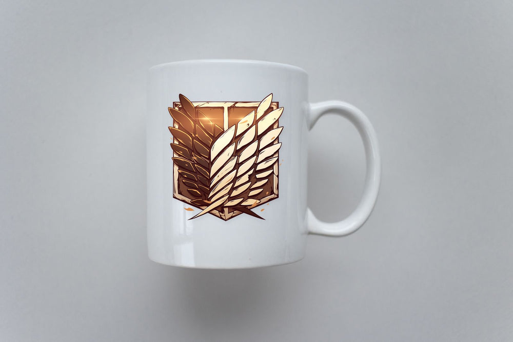 Aot Wings of Freedom Brown Sticker