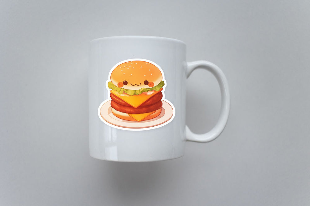 Kawaii Mcdonalds Burger Sticker