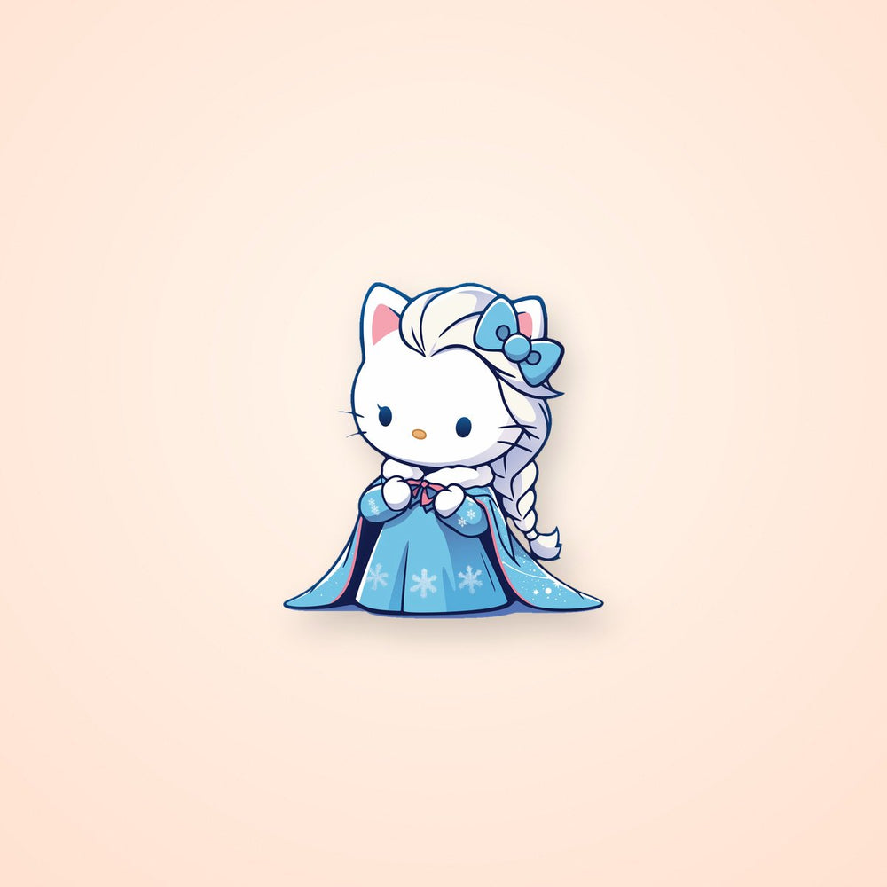 Frozen Hello Kitty Sticker