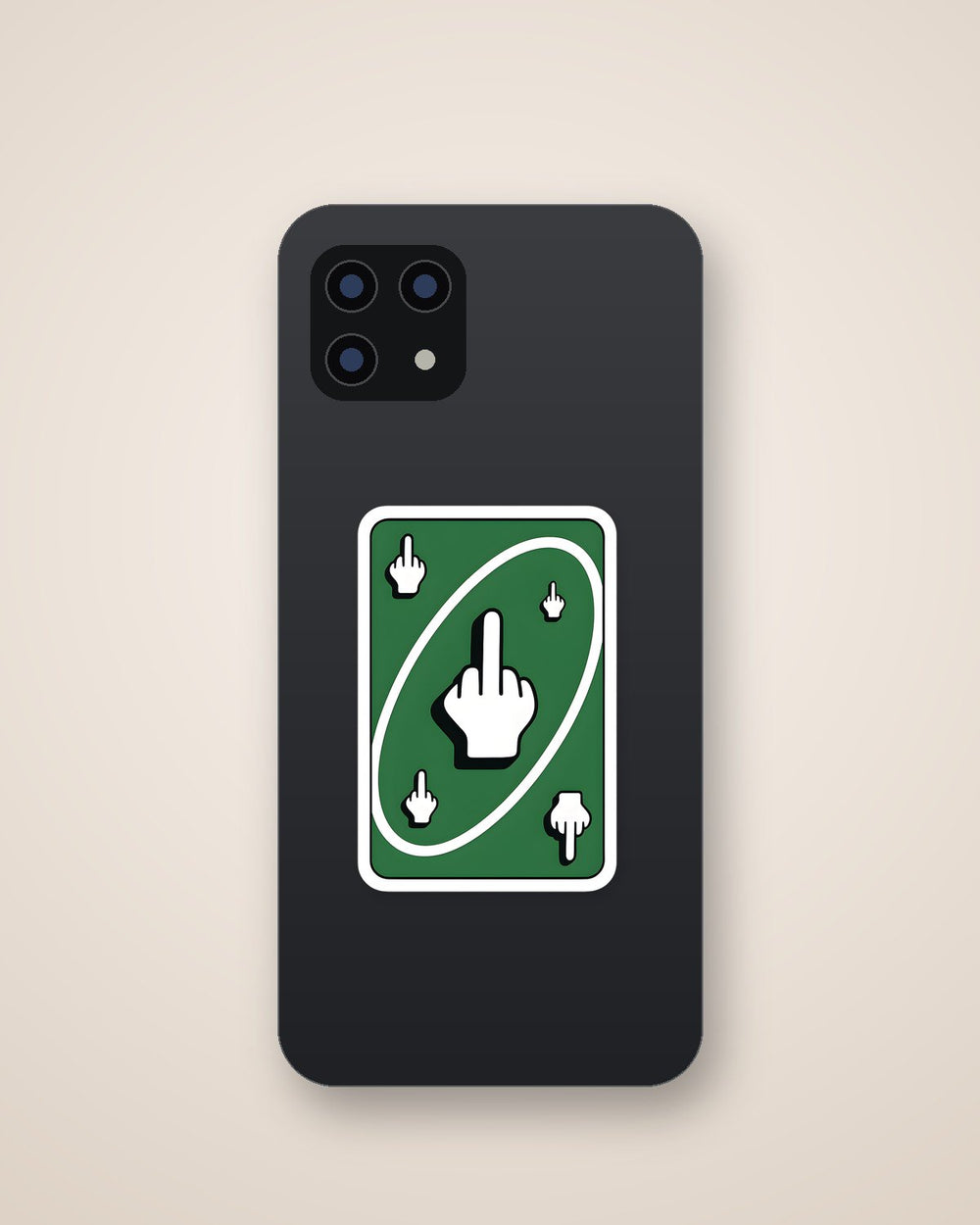 Uno Card Meme Sticker