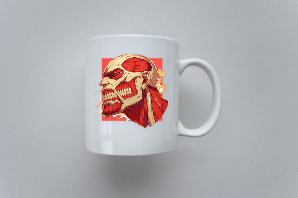 Colossal Titan Head Aot Sticker