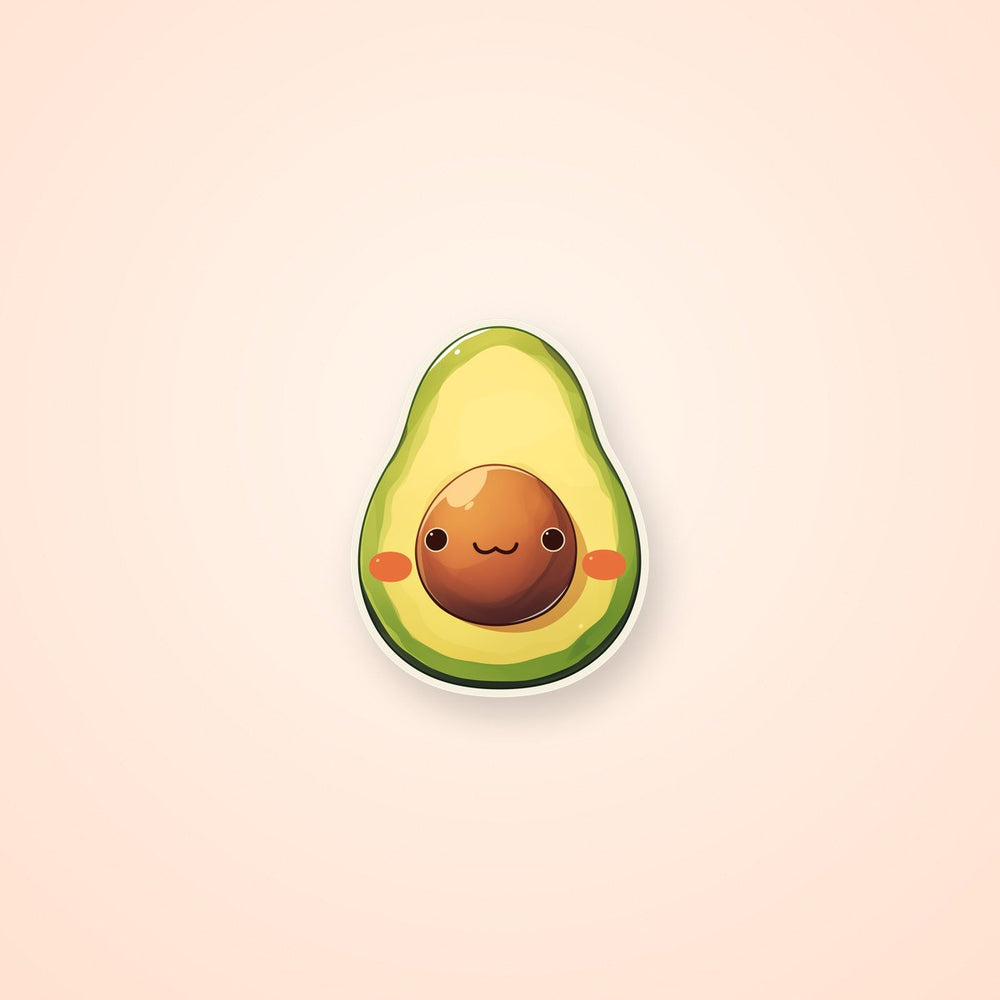 Cute Kawaii Avocado Sticker