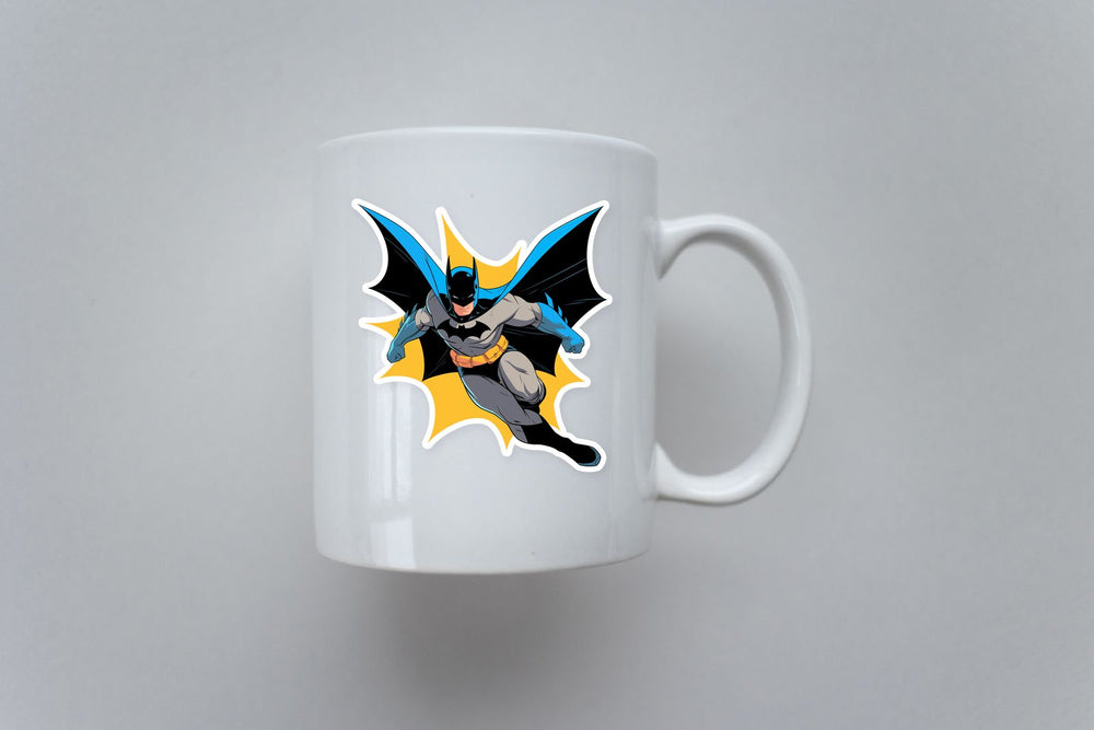 Batman Action Pose Comic Sticker