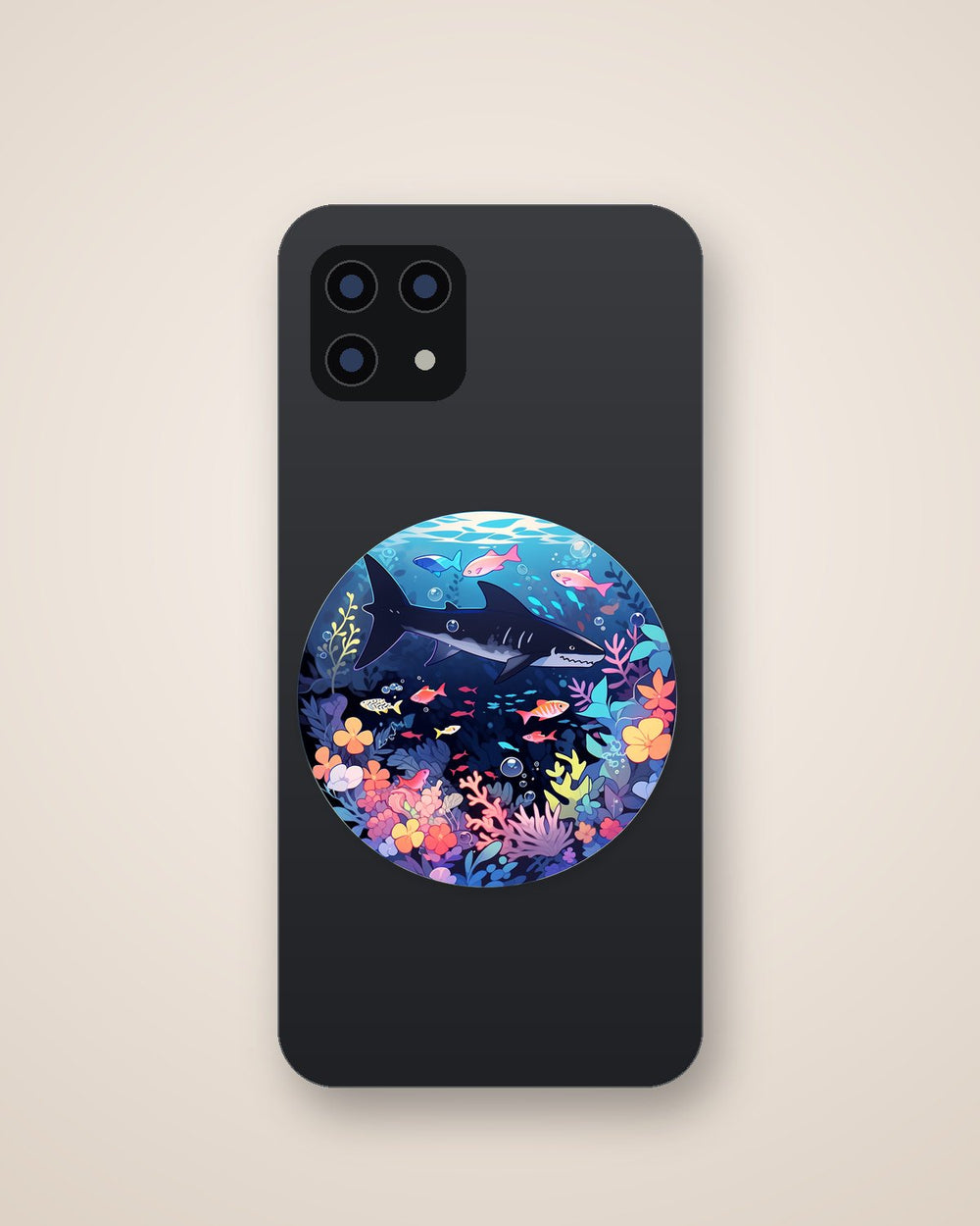 Underwater World Round Sticker