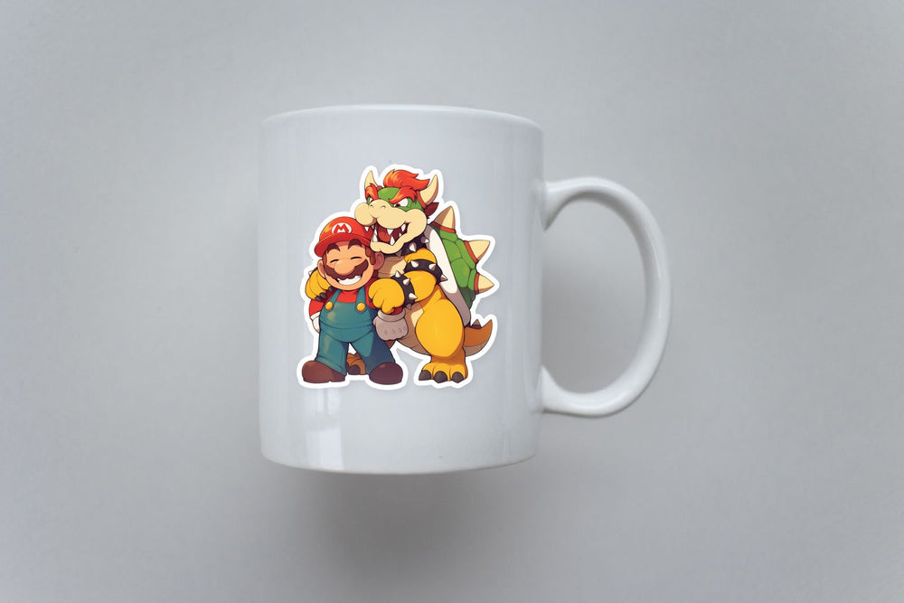 Super Mario & Bowser Friendship Sticker