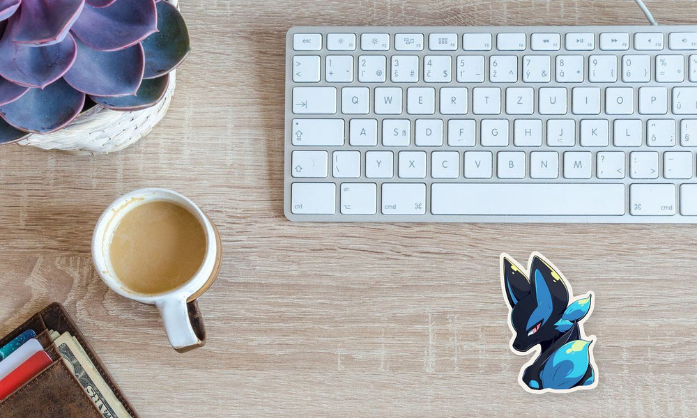 Sad PokéMon Lucario Sticker