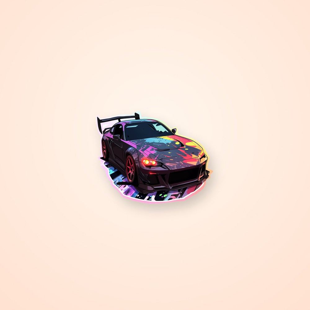 Street Racing Car Bright Sticker