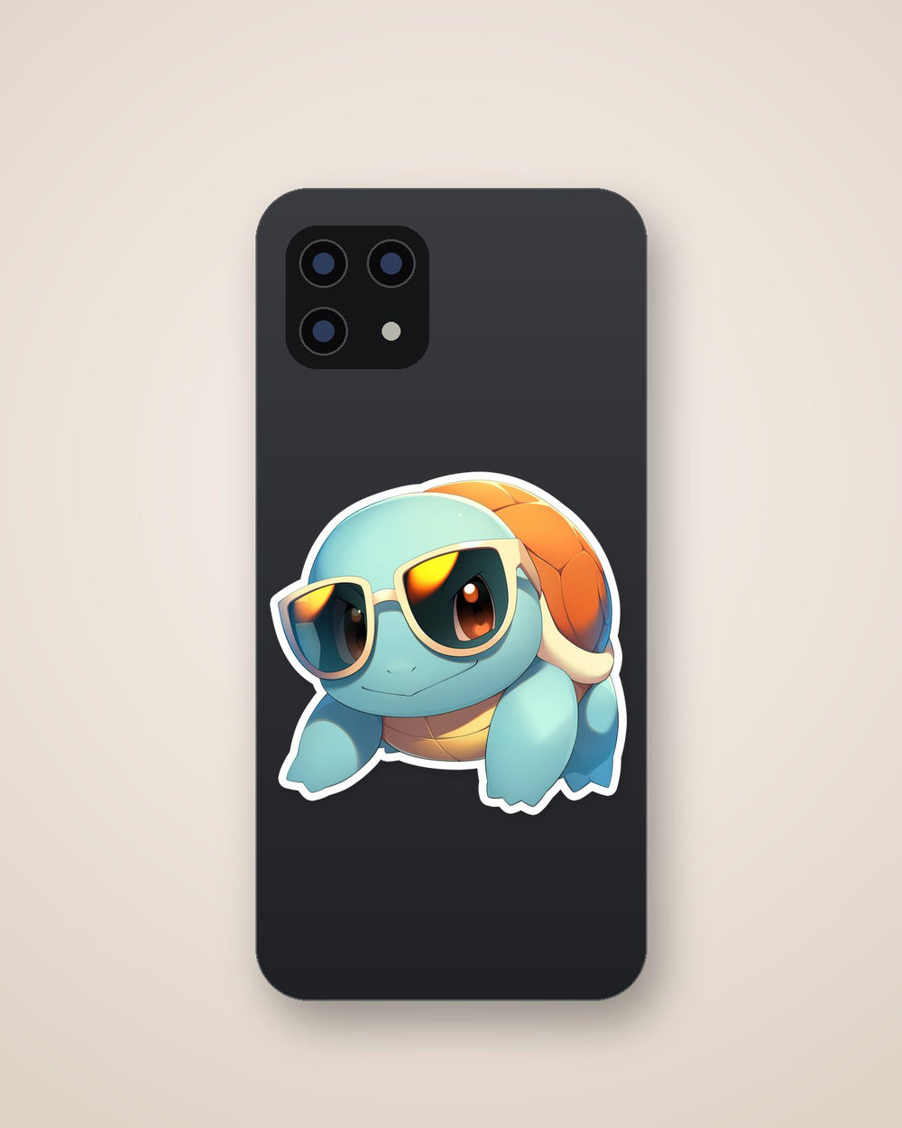 Pokemon Squirtle Cool Sunglasses Sticker