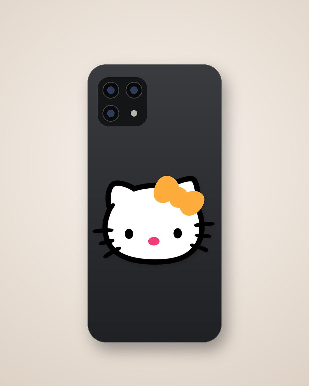 Hello Kitty Yellow Bow Sticker