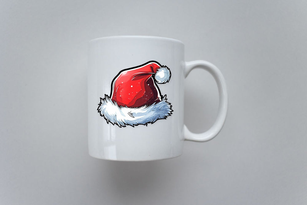 Aesthetic Santa Hat Sticker