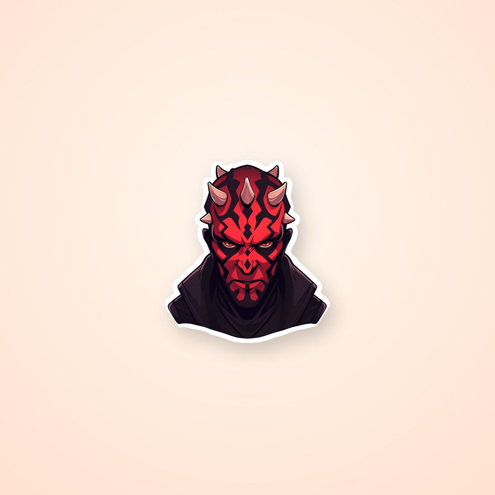 Star Wars Serious Darth Maul Sticker