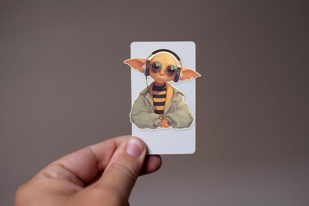 Dobby Streetwear Headphones Style Clipart Sticker