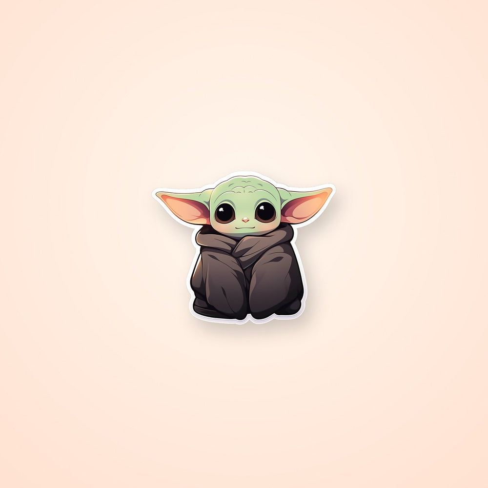 Mandalorian Baby Yoda Sticker