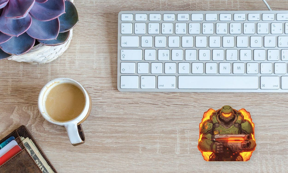 Doom Slayer Epic Gamer Sticker