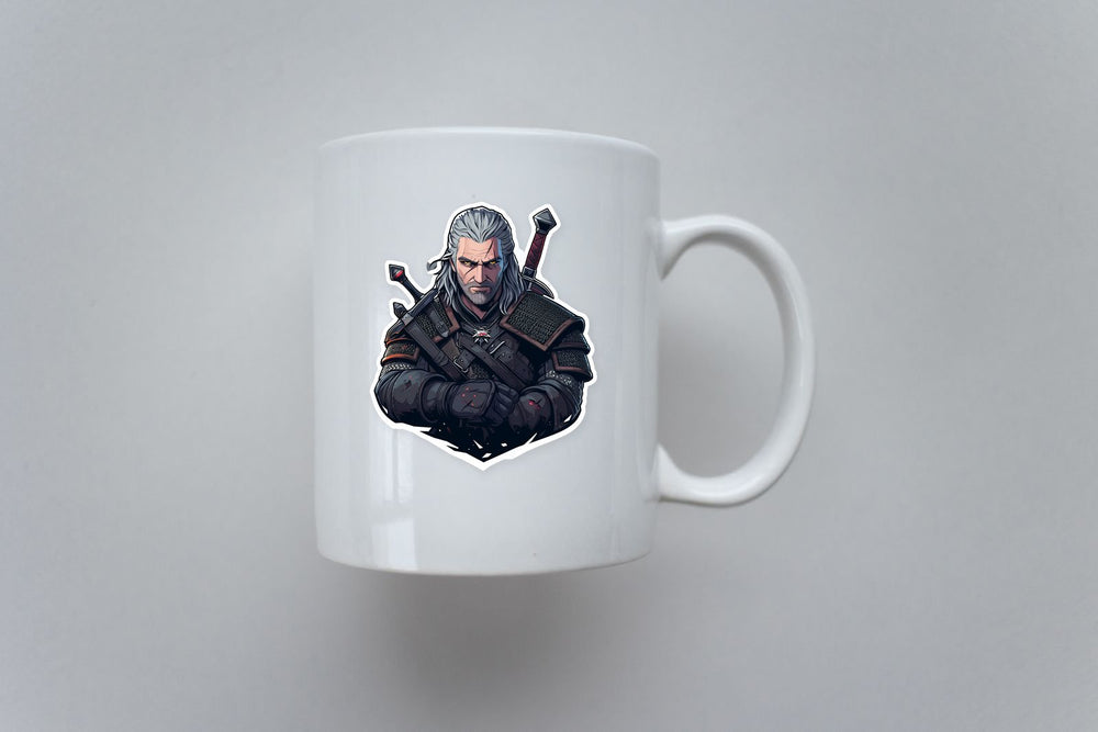 Witcher Geralt of Rivia Aesthetic Sticker