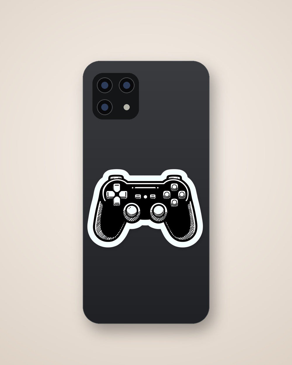 Gaming Controller Hand Drawn Sticker