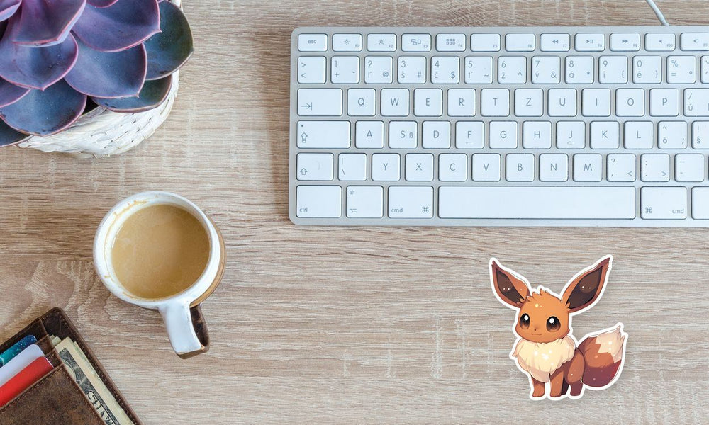 Pokemon Aesthetic Eevee Sticker
