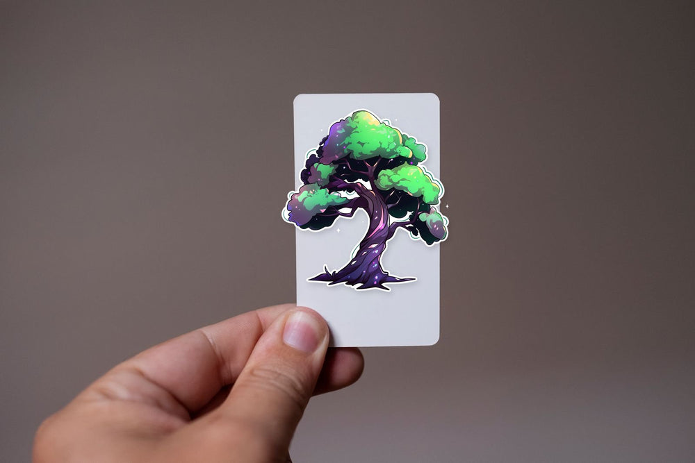 Aesthetic Curved Tree Sticker