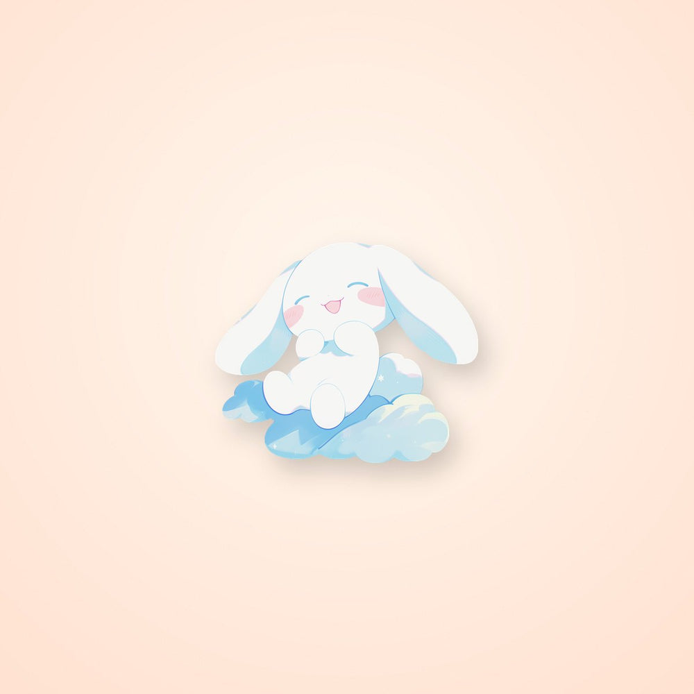 Cute Cinnamoroll on Cloud Sanrio Sticker