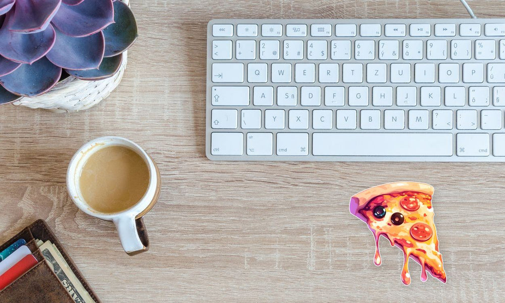 Pizza Slice Melting Sticker