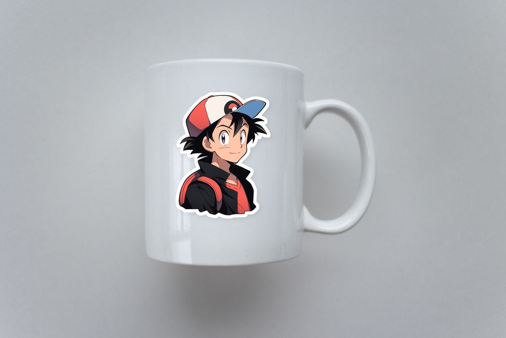 Pokemon Ash Ketchum Anime Sticker