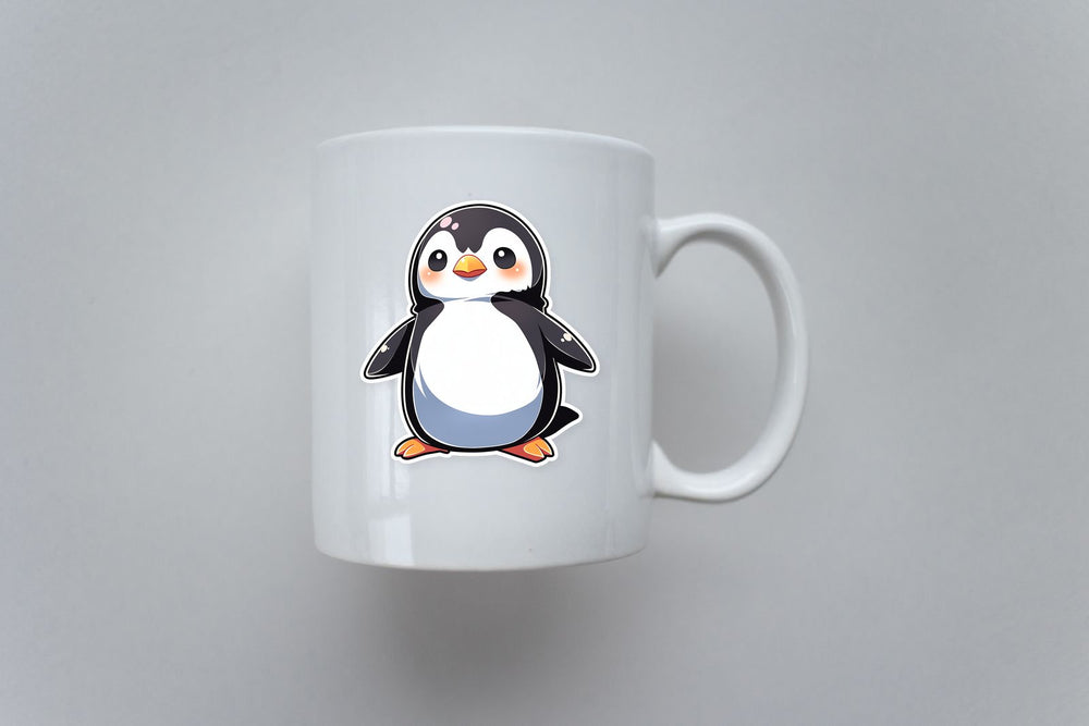 Cute Penguin Cardboard Sticker