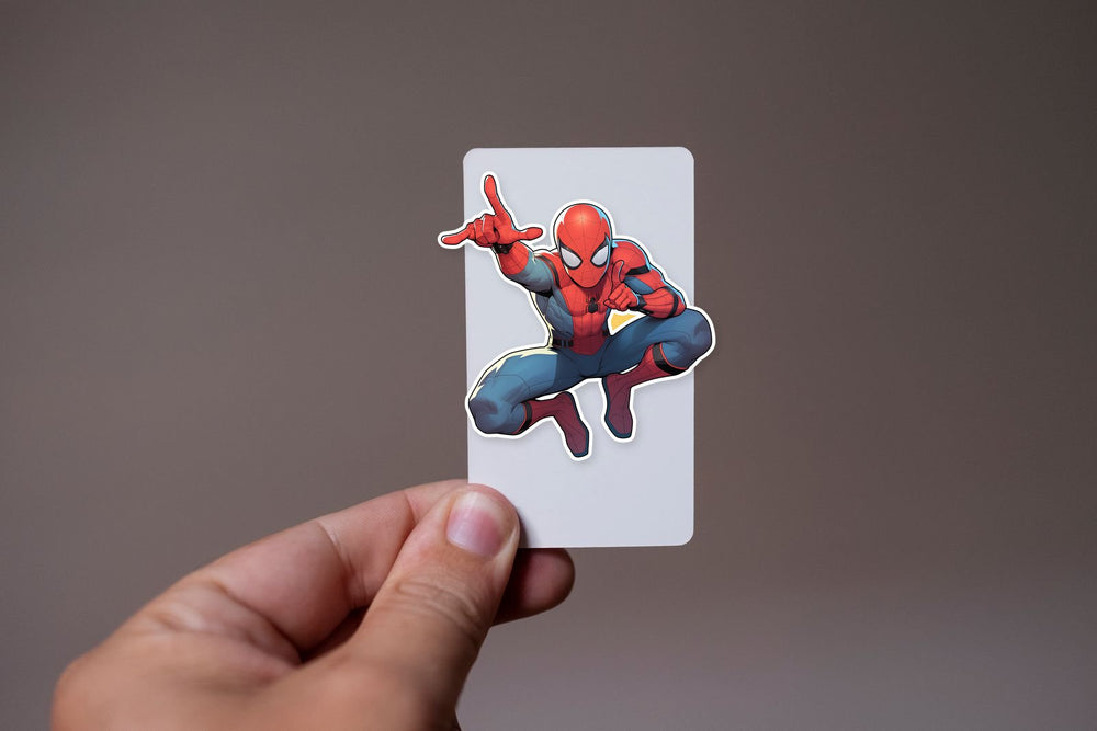 Spider-Man Action Pose Sticker