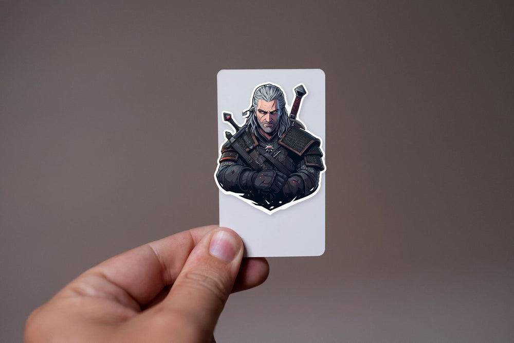 Witcher Geralt of Rivia Aesthetic Sticker