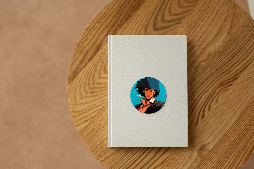 Cowboy Bebop Spike Cool Smoke Sticker