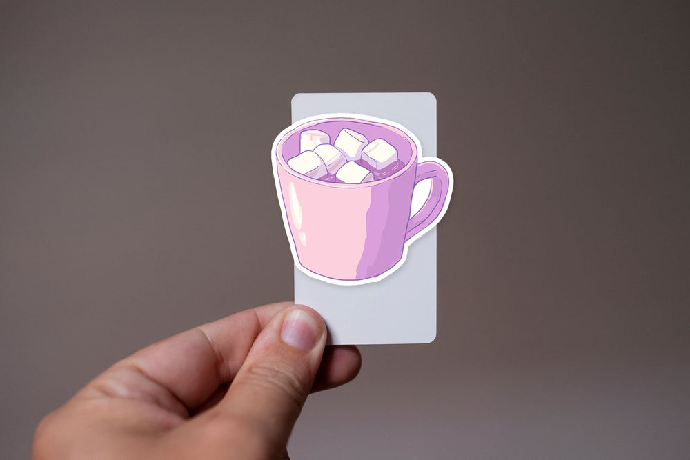 Xmas Hot Chocolate Pastel Sticker