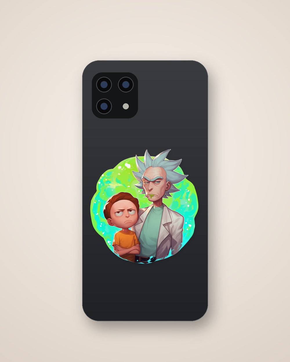 Rick and Morty Green Portal Sticker