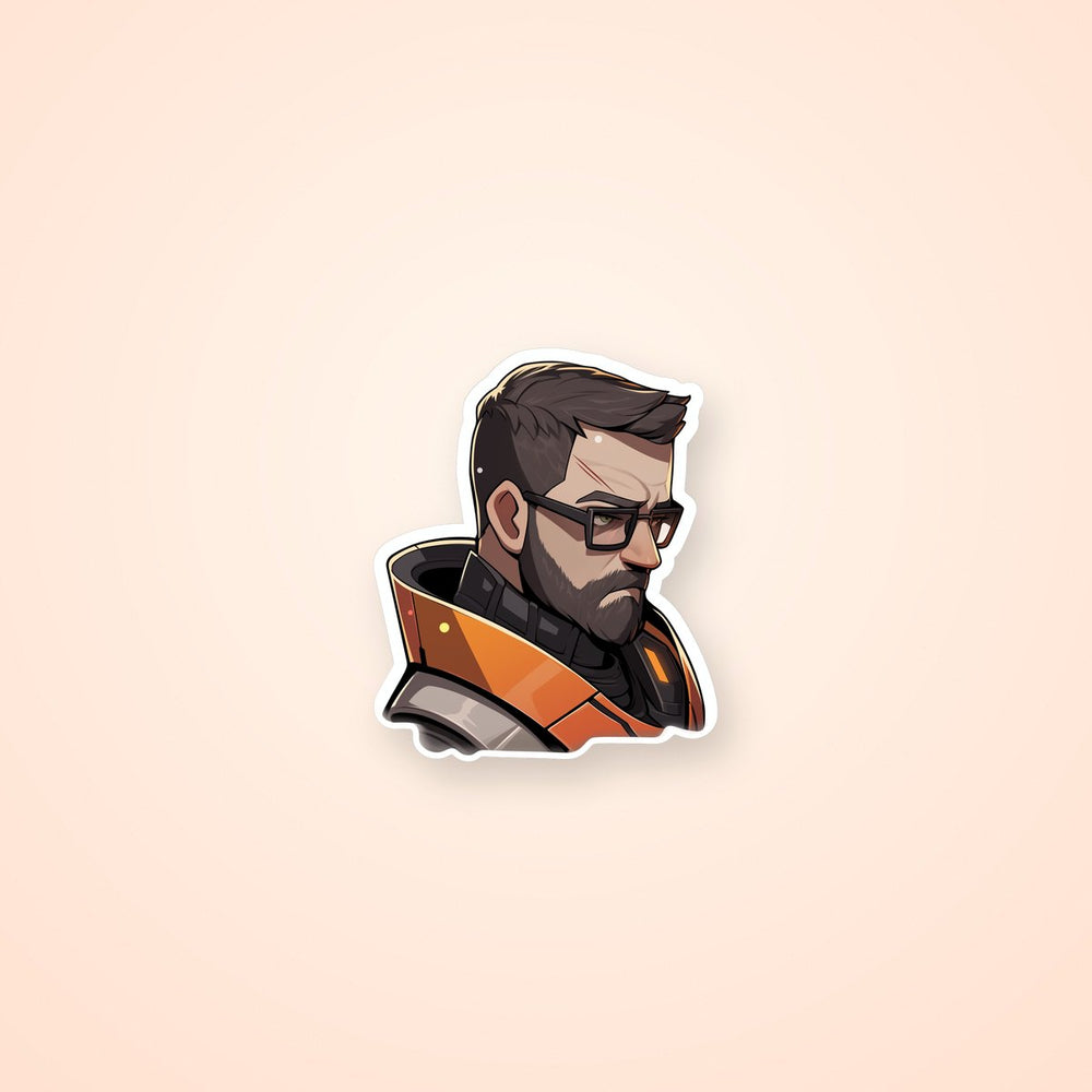 Half-Life Sad Gordon Freeman Sticker