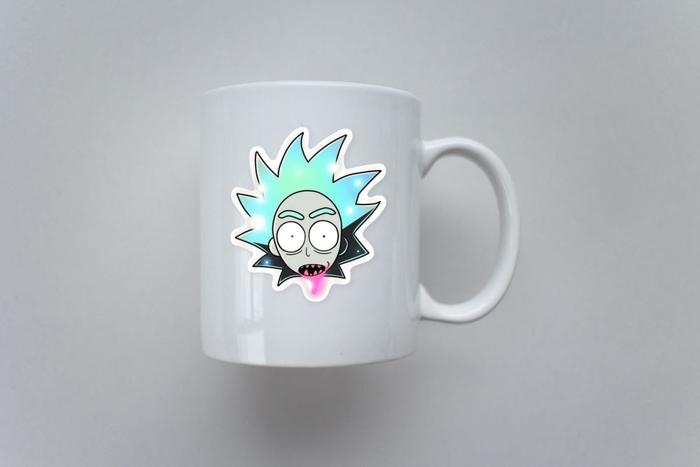 Rick Sanchez Pink Goo Mouth Sticker