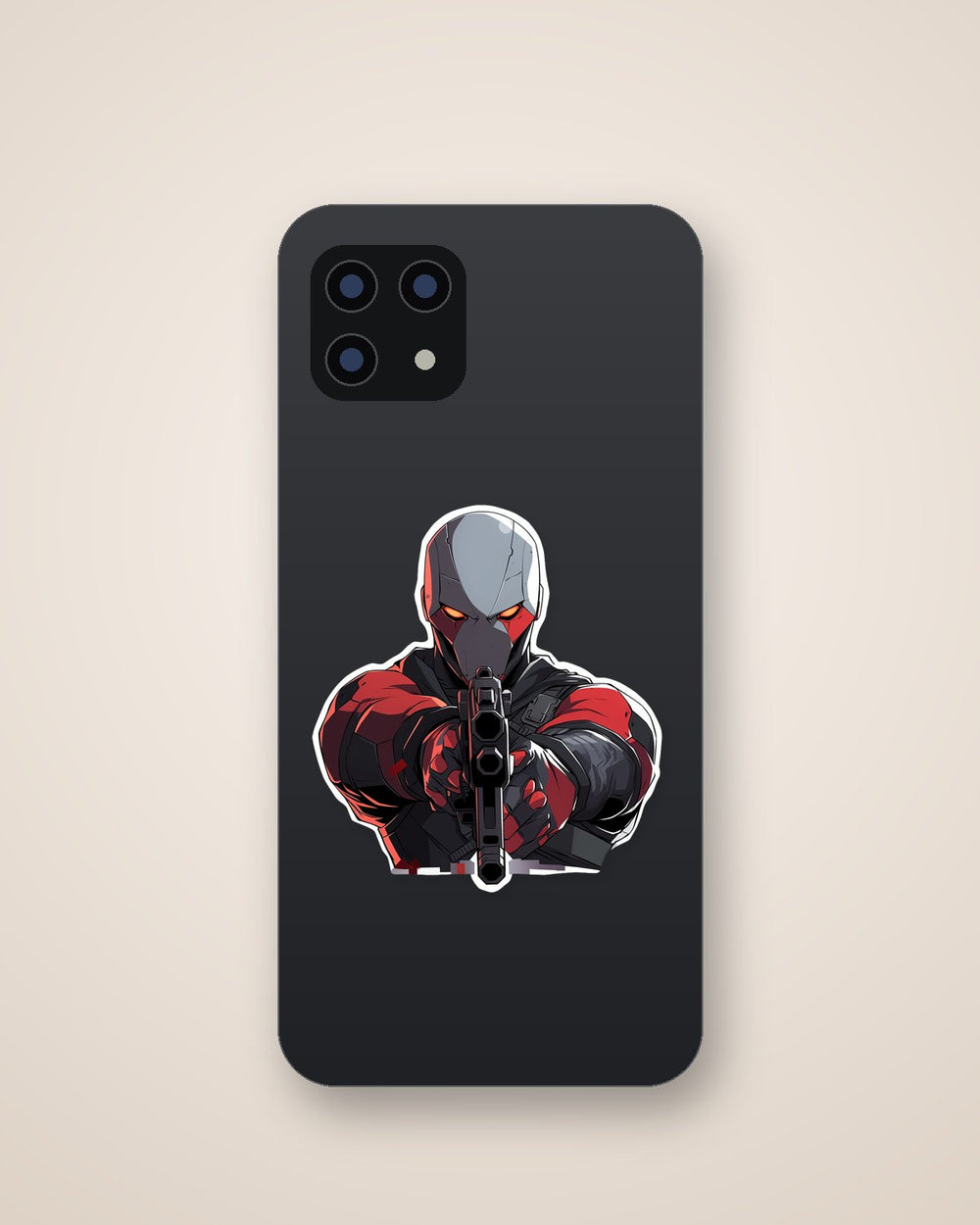 DC Deadshot with Gun Sticker