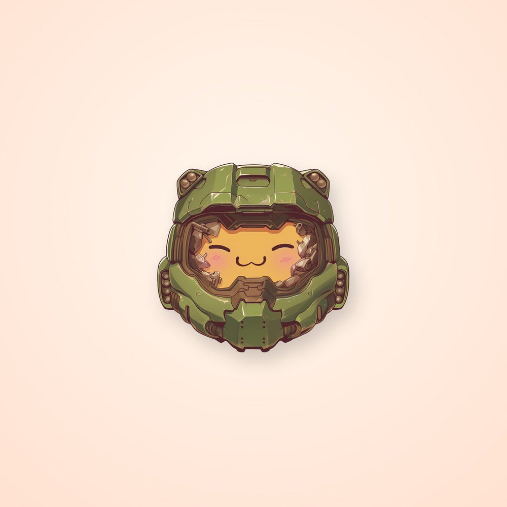 Cute Doom Slayers Helmet Sticker