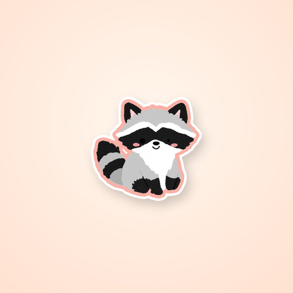 Kawaii Raccoon Cute Sticker